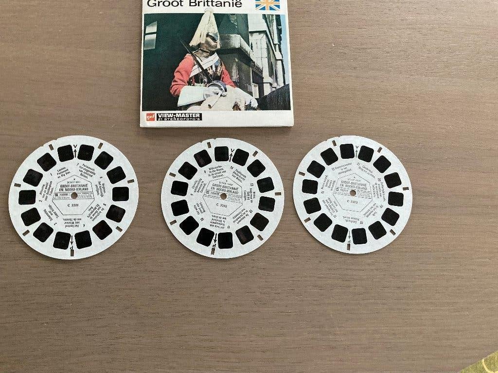 viewmaster schijfjes Groot Brittanië met boekje, Verzamelen, Verzenden