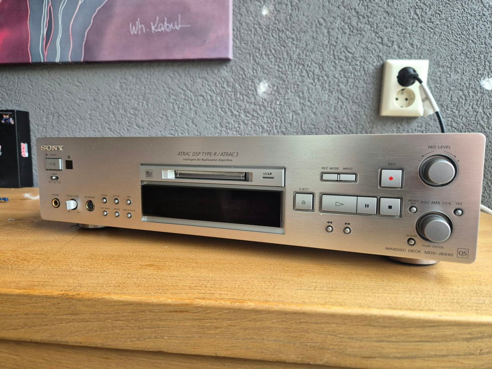 Sony MDS-JE940QS – MiniDisc Deck – QS Serie, Ophalen of Verzenden, Minidisc-recorder