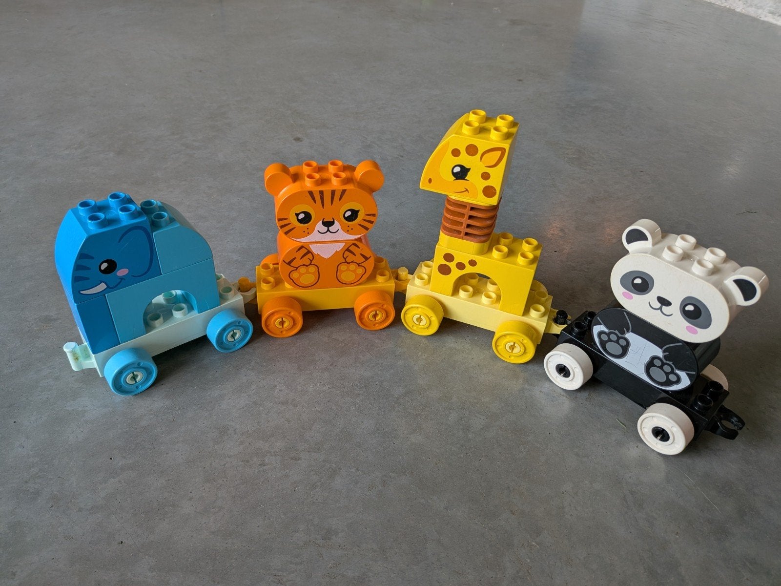 Lego Duplo Dieren Trein, Gebruikt, Overige thema's, Ophalen of Verzenden, Compleet