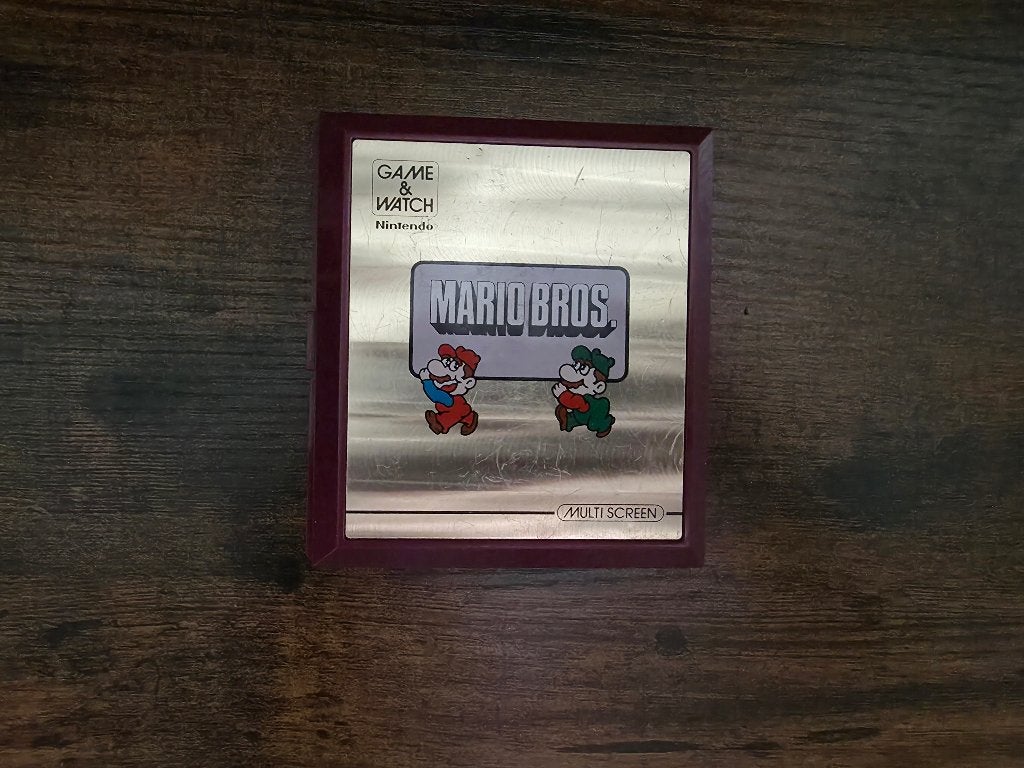 Nintendo Game & Watch Mario Bros (1983), Spelcomputers en Games, Ophalen of Verzenden, Zo goed als nieuw, Overige modellen