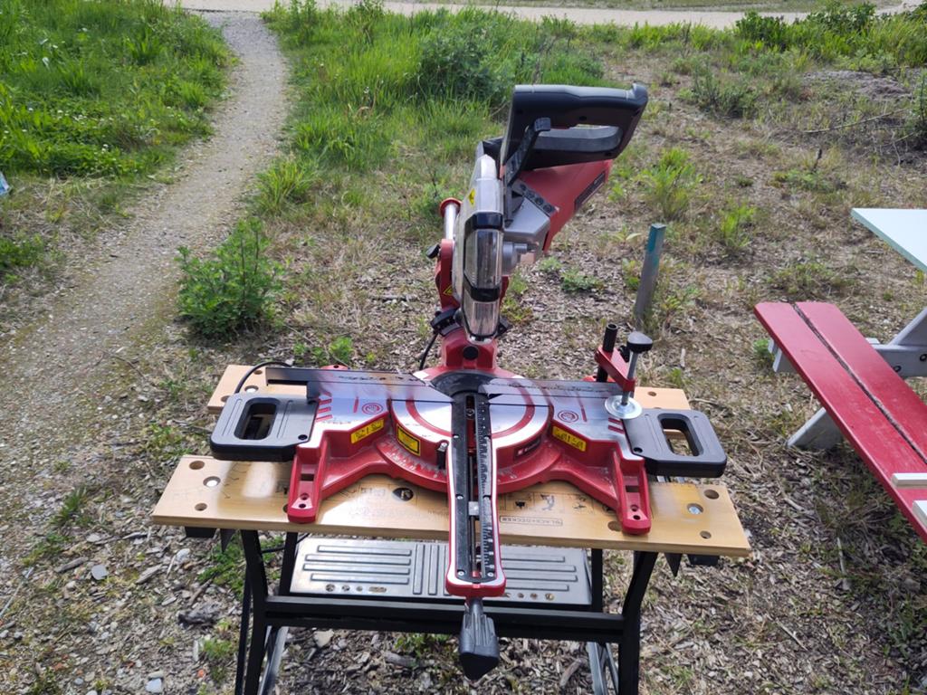 Afkortzaag Einhell TC-SM 2131/2 dual, Doe-het-zelf en Verbouw, Gereedschap | Zaagmachines, Ophalen, Gebruikt, Einhell, Afkortzaag