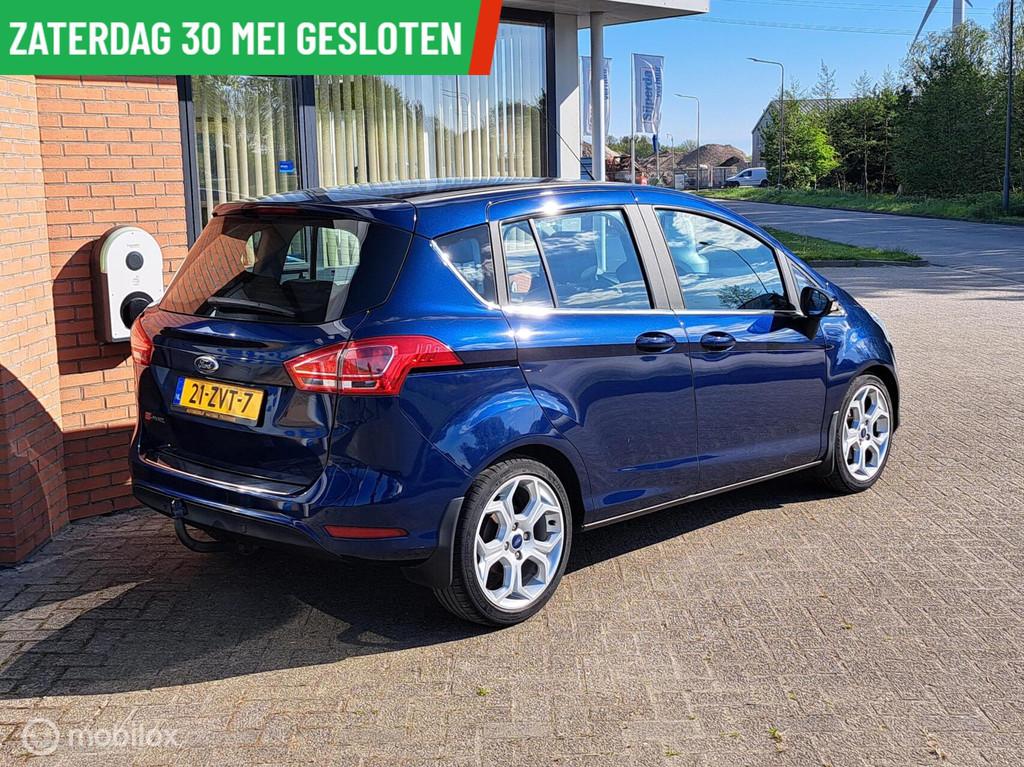 Ford B-Max 1.6 TI-VCT Titanium Automaat | Tr.hk | LMV, Gebruikt, Zwart, 4 cilinders, Leder en Stof