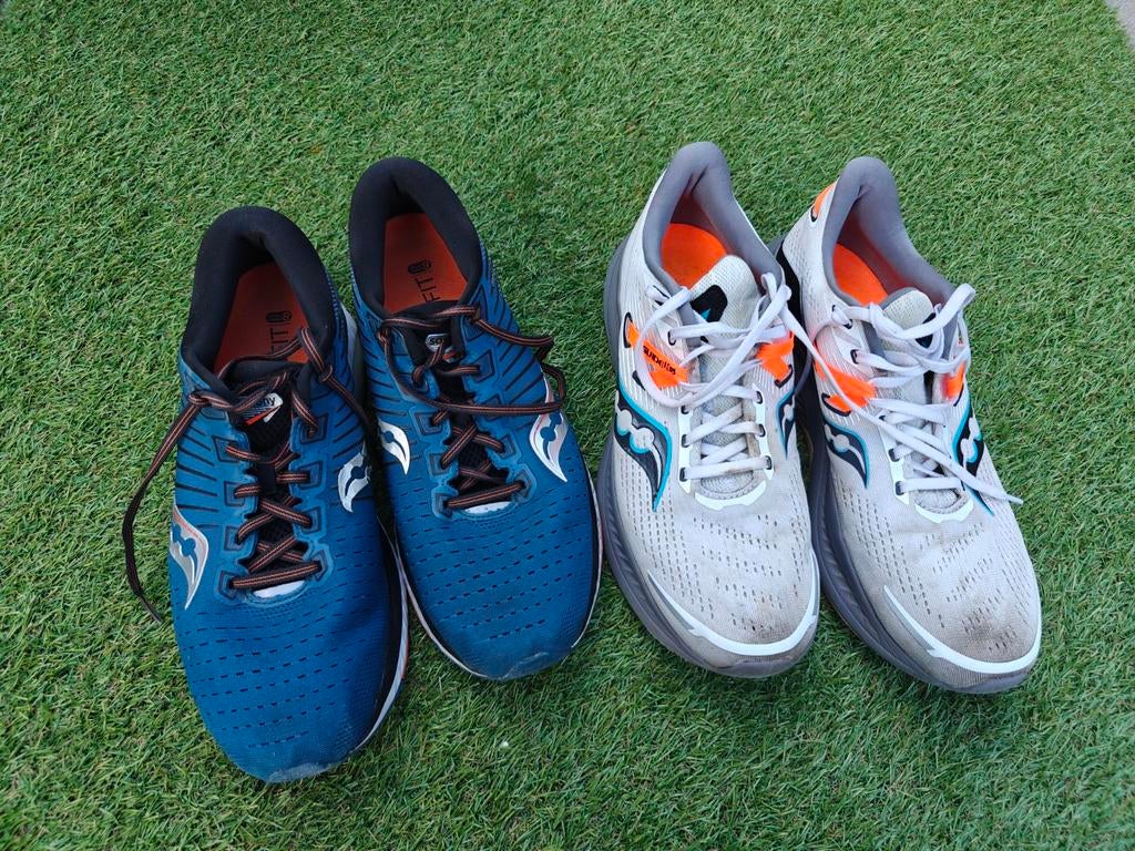 Saucony Guide 13 & 15 hardloopschoenen  46, Ophalen of Verzenden, Gedragen, Saucony, Sportschoenen