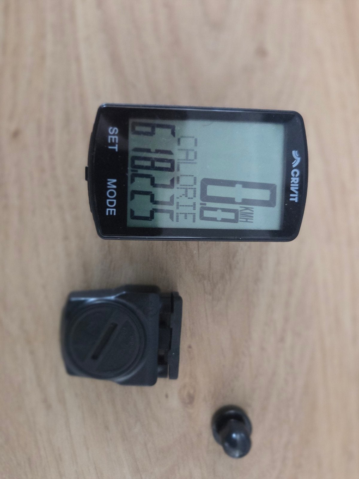 Crivit Fietscomputer - Draadloos met Snelheidssensor, Fietsen en Brommers, Ophalen of Verzenden, Draadloos, Gebruikt
