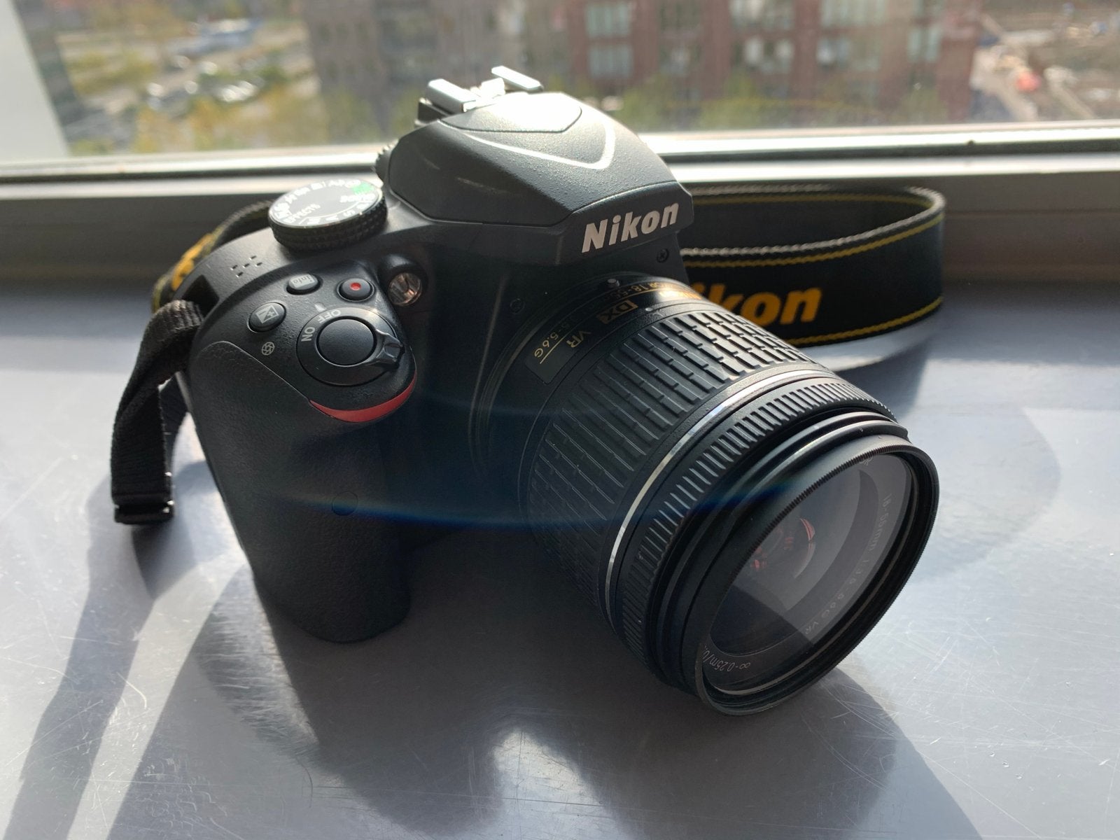 Nikon D3400 Spiegelreflexcamera met 18-55mm lens - 6117kliks, Audio, Tv en Foto, Fotocamera's Digitaal, Ophalen, Gebruikt, Spiegelreflex