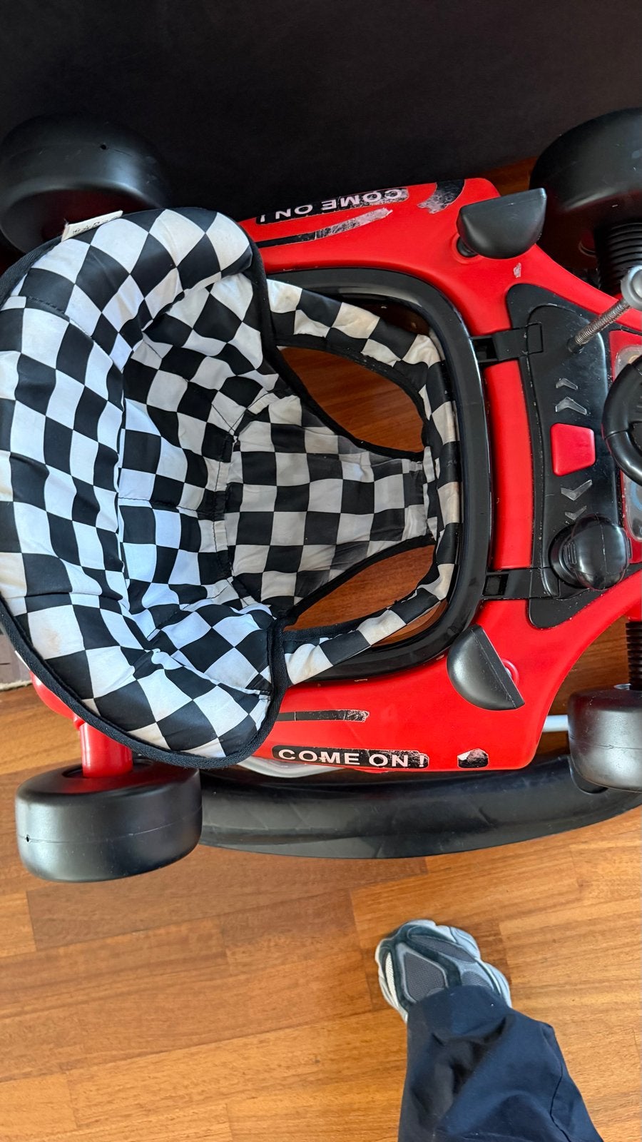 Race loopstoel voor baby's - Gebruikt, Ophalen, Gebruikt, Overige typen, Met wieltjes