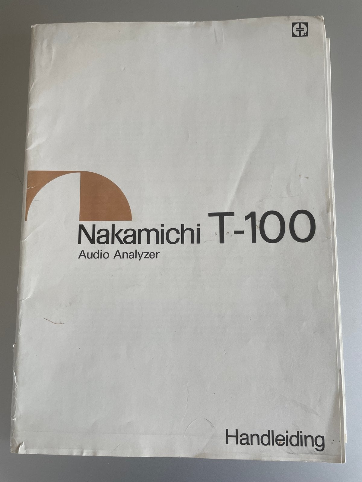 Nakamichi T-100 Audio Analyzer Handleiding, Ophalen of Verzenden, Gelezen, Elektrotechniek
