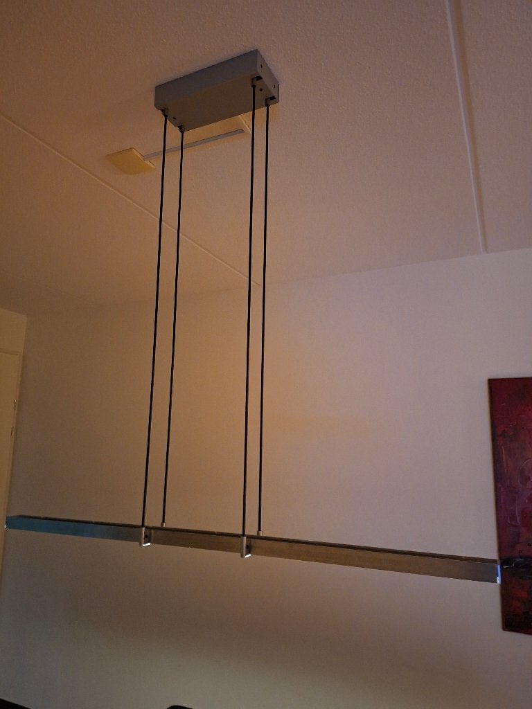 Anta design hanglamp met 7 halogeenlampen - 120 cm, Ophalen, Modern design, Overige fittingen, Zo goed als nieuw