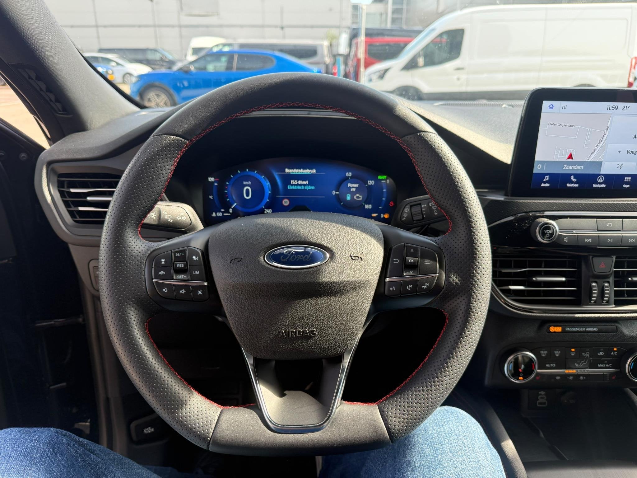 Ford Kuga 2.5 PHEV ST-Line X | VERWARMDE VOORSTOELEN | NAVIG, Auto's, 14 kWh, Gebruikt, Euro 6, 4 cilinders