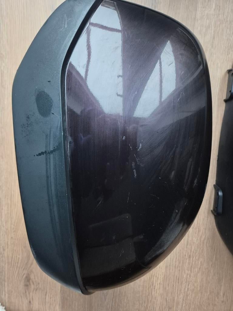 Brede koffers Honda Deauville - Donkerpaars (2 stuks), Motoren, Accessoires | Koffers en Tassen, Ophalen, Gebruikt
