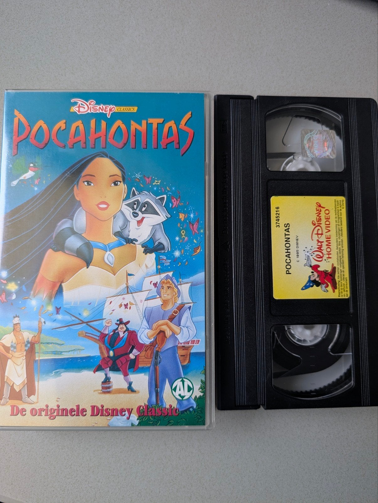 6 originele Walt Disney tekenfilms op VHS band, Cd's en Dvd's, VHS | Kinderen en Jeugd, Ophalen of Verzenden