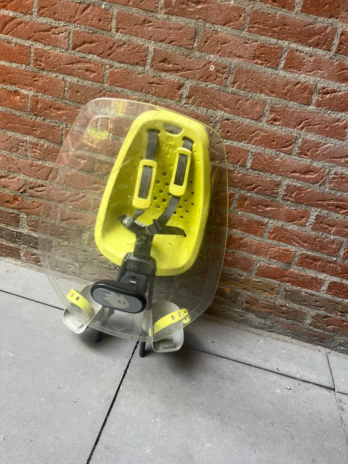 Yepp kinderstoel, Fietsen en Brommers, Ophalen, Gebruikt, Voorzitje, Voetsteuntjes