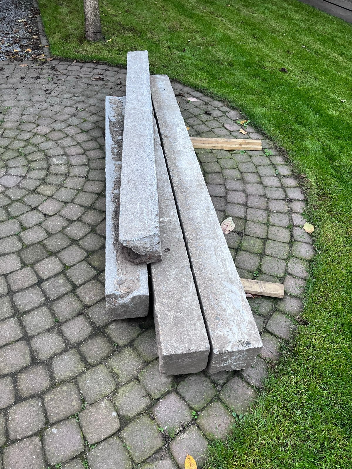 Betonnen balken/palen - Diverse lengtes, Tuin en Terras, Ophalen, Gebruikt, 250 cm of meer, Balken
