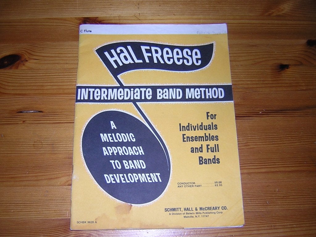 Hal freese intermediate band method - flute, Gebruikt, Les of Cursus, Dwarsfluit of Piccolo, Ophalen of Verzenden