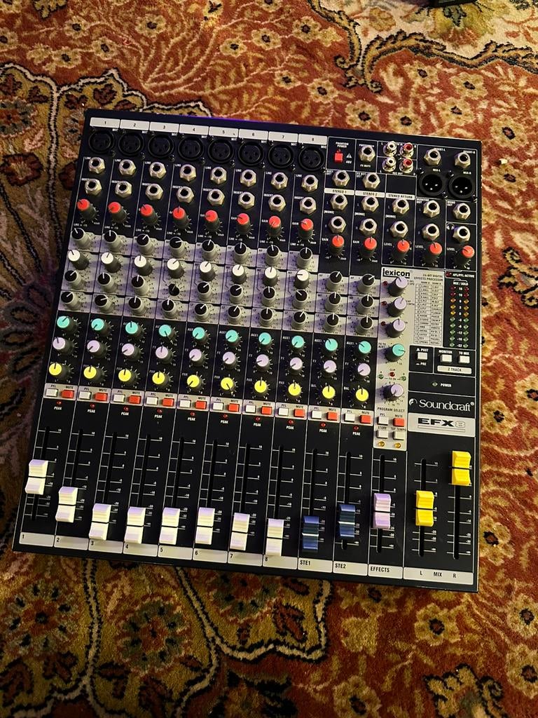 Soundcraft efx8, Muziek en Instrumenten, Mengpanelen, Ophalen of Verzenden, Gebruikt, 10 tot 20 kanalen