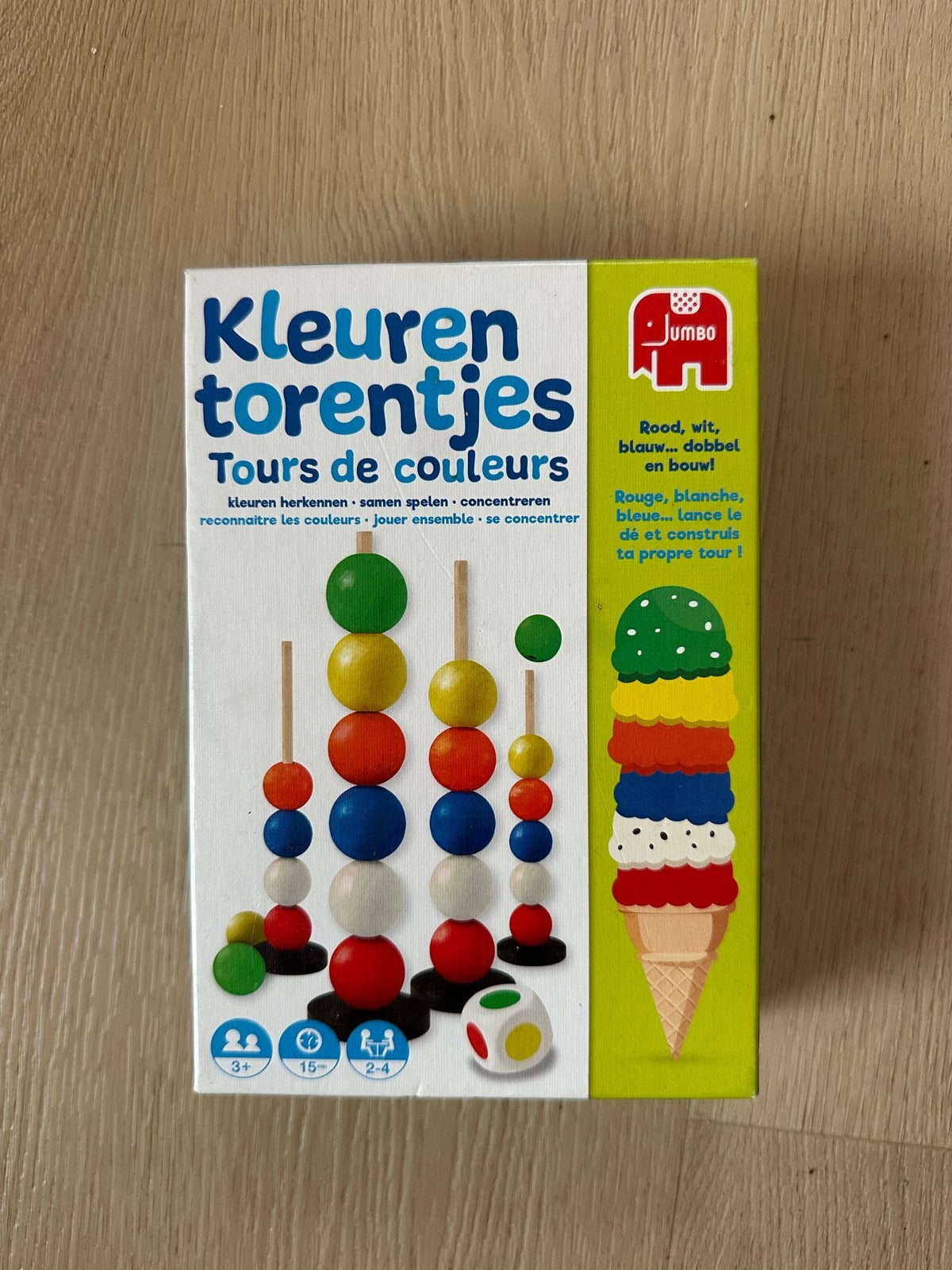 Jumbo Kleuren Torentjes - compleet, Ophalen, Zo goed als nieuw, Bouwen