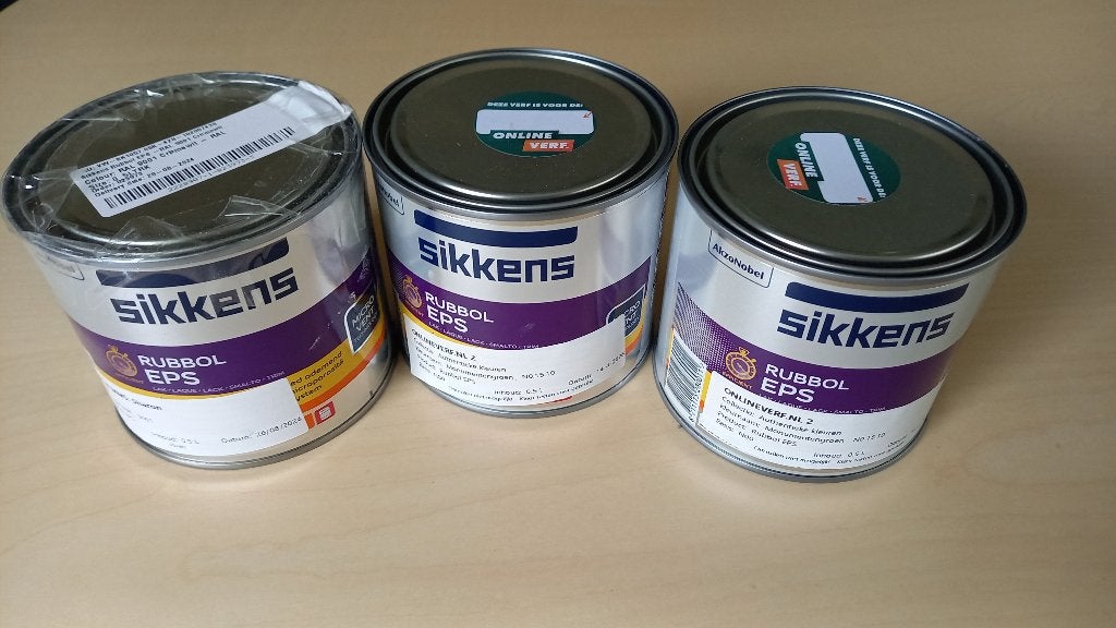 Sikkens Rubol EPS - monumentengroen en cremewit, Overige kleuren, Nieuw, Ophalen of Verzenden, Verf