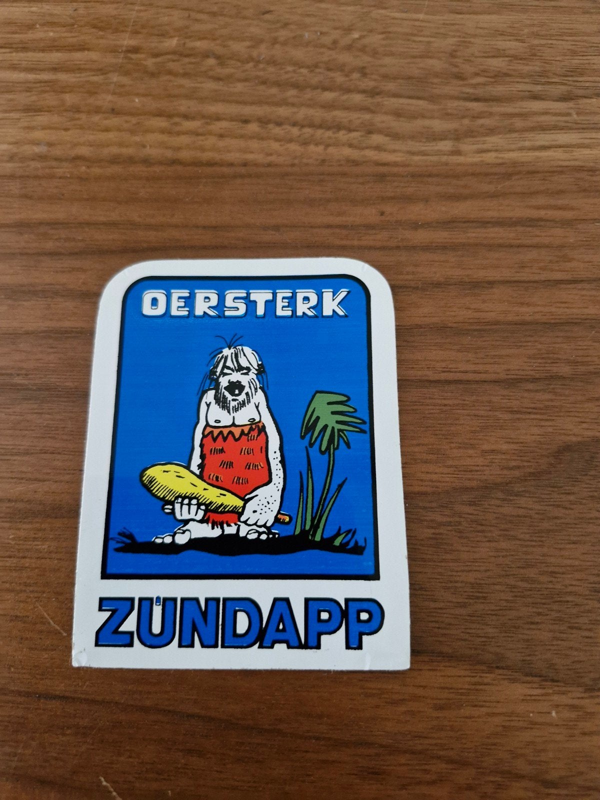 242 Vintage Zündapp Oersterk Sticker - Auto/Motor, Ophalen of Verzenden, Zo goed als nieuw, Auto of Motor