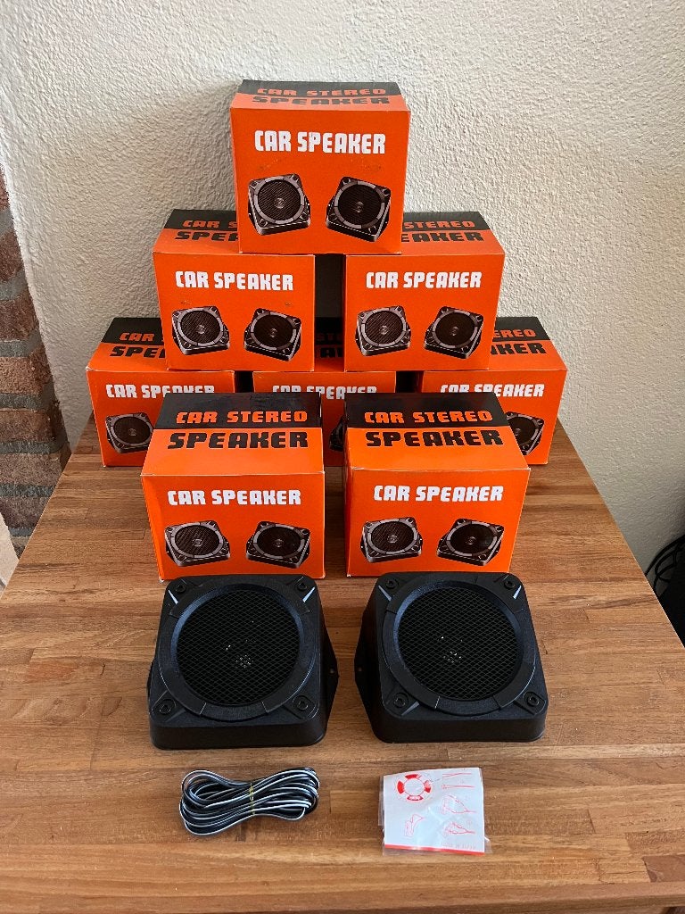 New old stock vintage hoedenplank auto luidsprekers speakers, Ophalen of Verzenden, Nieuw
