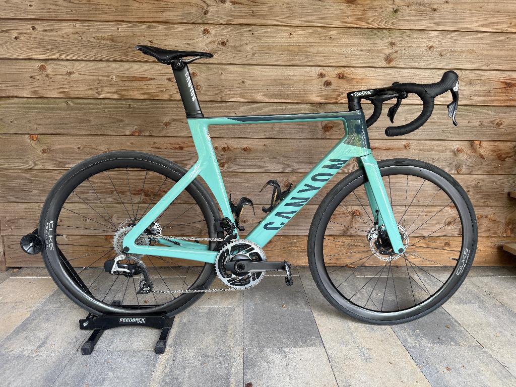 Canyon Aeroad CF SLX 7 custom Sram Red maat L, 28 inch, Zo goed als nieuw, 57 tot 61 cm, Meer dan 20 versnellingen
