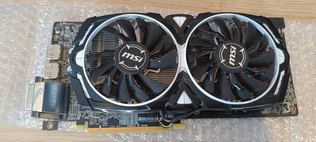 MSI Radeon RX 580 8GB Grafische Kaart, Computers en Software, Videokaarten, PCI-Express 3, Gebruikt, AMD, HDMI