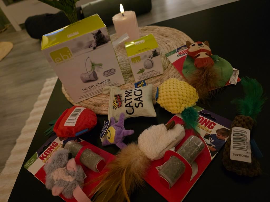 -Nieuw katten kong/catnip/ebi speel pakket, Dieren en Toebehoren, Ophalen of Verzenden, Nieuw, Overig speelgoed