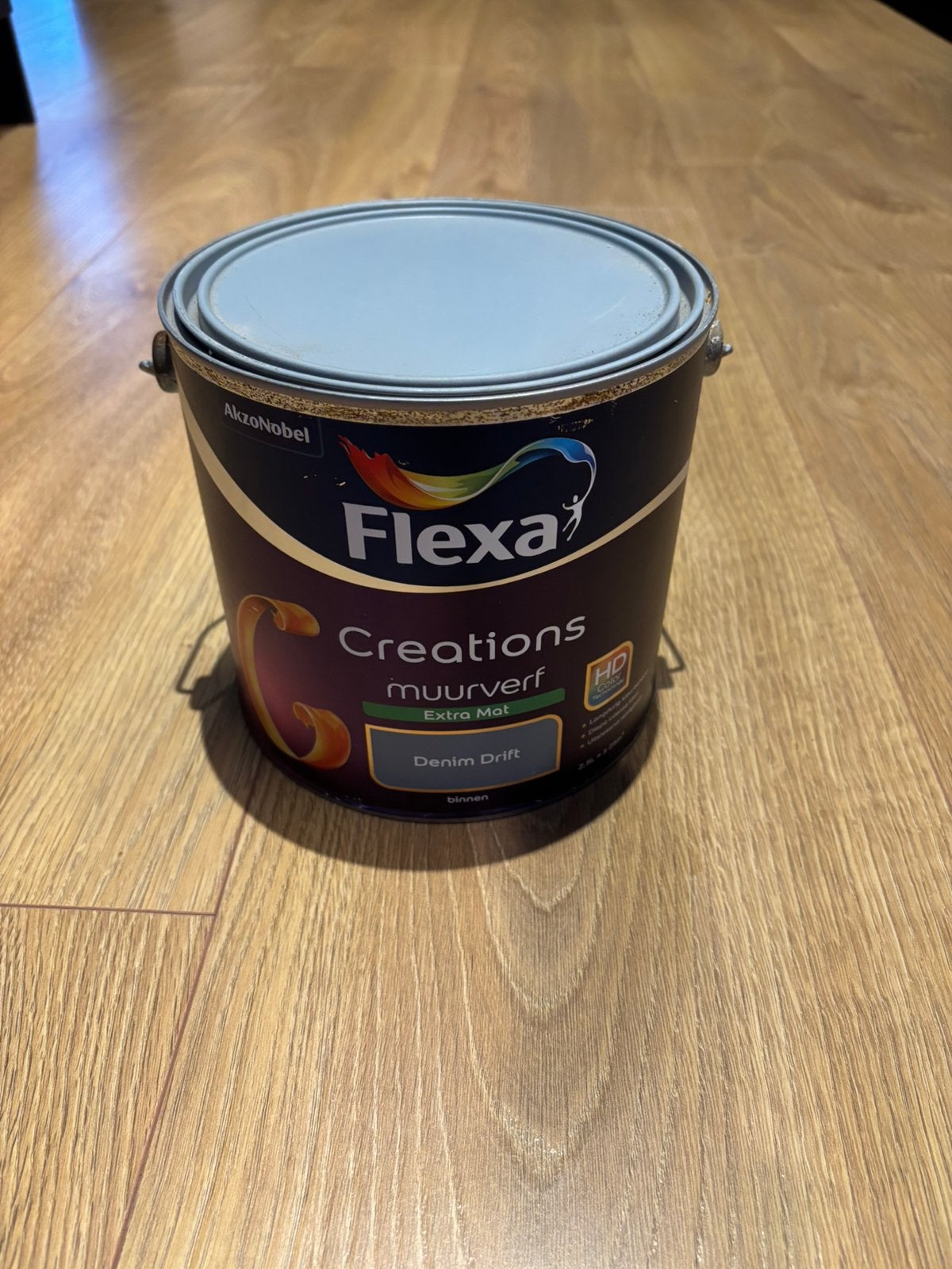 Flexa Creations muurverf Denim Drift – 2,5 liter, Ophalen, Blauw, Nieuw, Verf