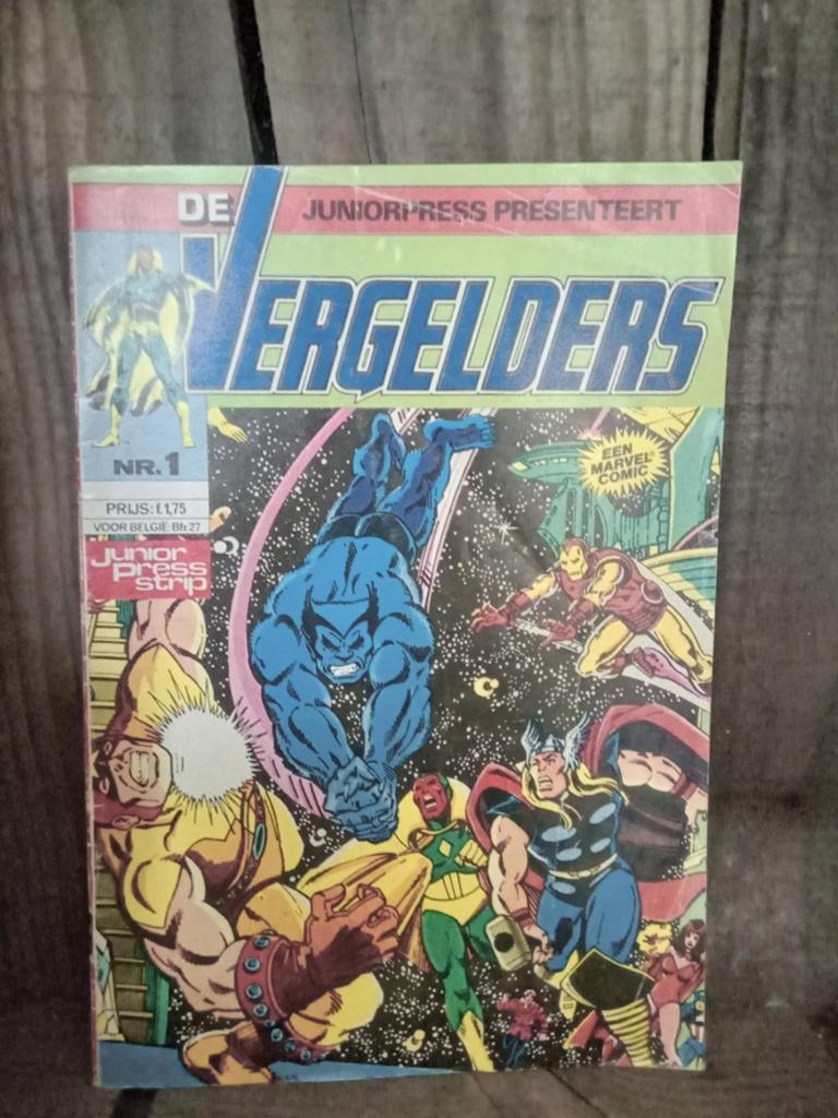 De Vergelders Nr. 1 - Juniorpress Presenteert, Boeken, Strips | Comics, Amerika, Stan Lee, Ophalen of Verzenden, Gelezen