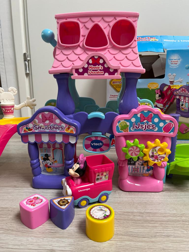 VTech Toet Toet Auto's Minnie's IJssalon, Ophalen of Verzenden, Zo goed als nieuw, Meisje