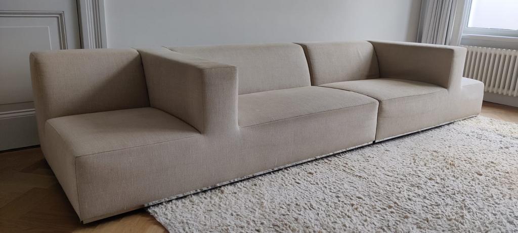 Bank Rambla merk Sur&plus, crèmekleurig, 75 tot 100 cm, Ophalen of Verzenden, Zo goed als nieuw, Stof