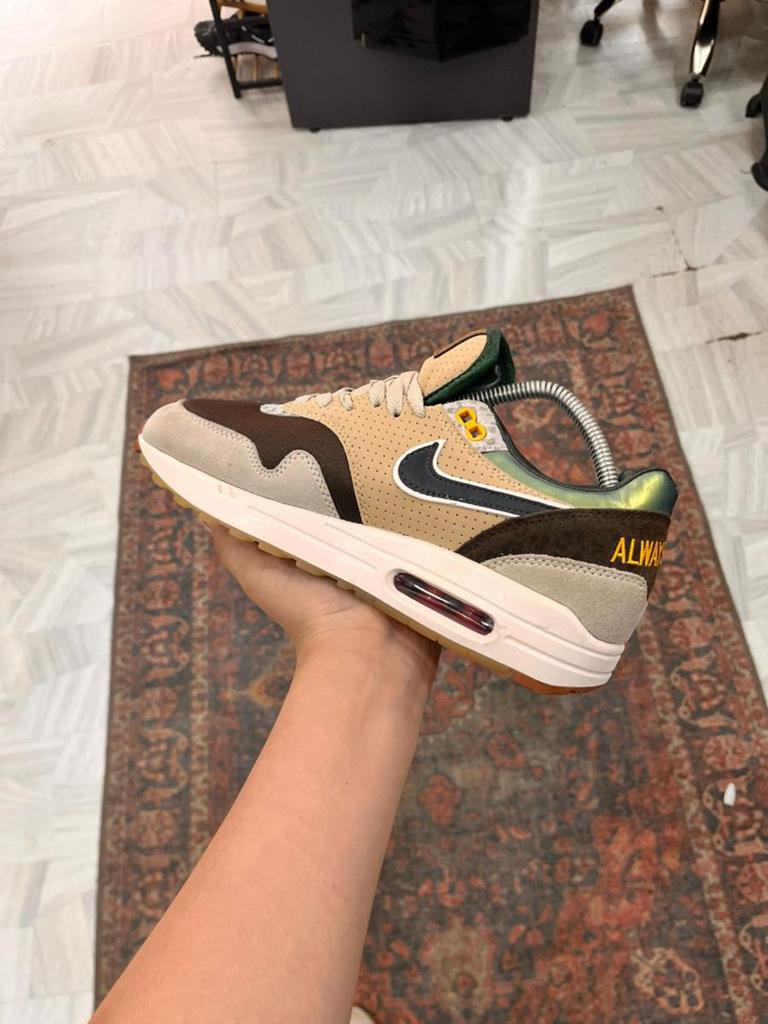 The Nike Air Max 1 '87 University of Oregon: Ducks / Eendje, Kleding | Heren, Schoenen, Bruin, Ophalen of Verzenden, Sneakers of Gympen