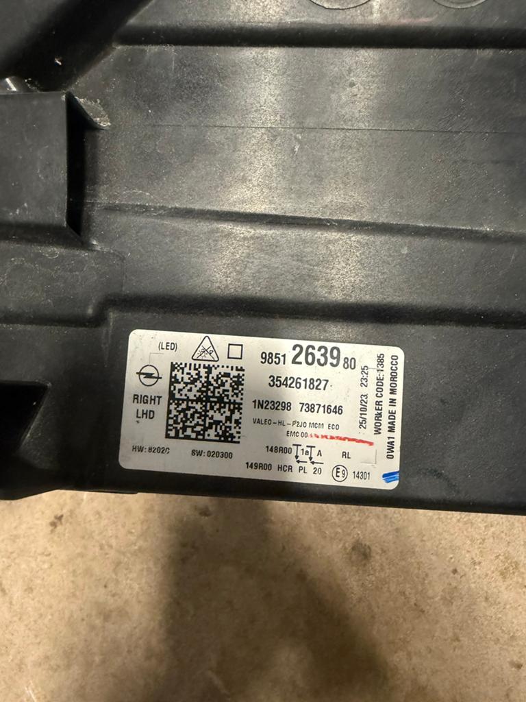 Opel Corsa F 2023+ Module LED, Auto-onderdelen, Verlichting, Ophalen of Verzenden, Nieuw, Opel