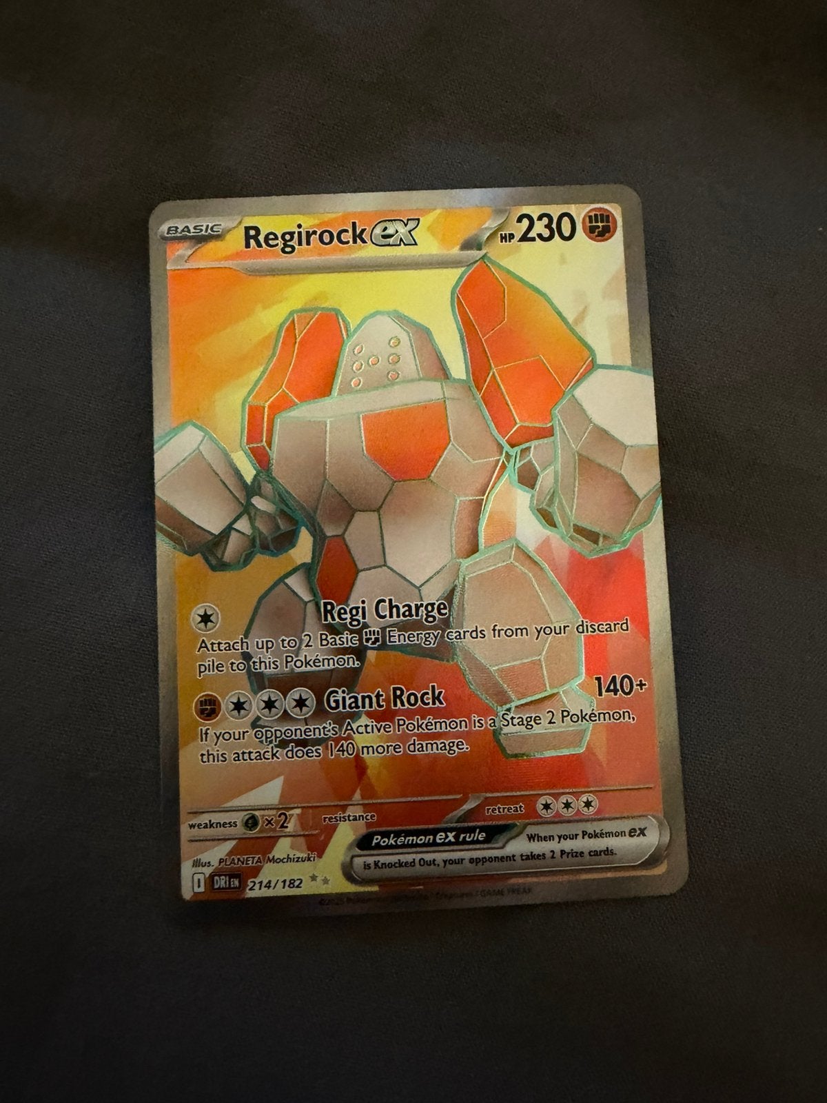 Regirock ex 214 DRI, Ophalen of Verzenden, Zo goed als nieuw