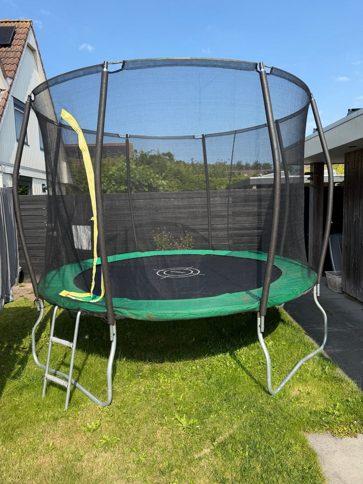 Crivit Trampoline met veiligheidsnet 330 cm, Ophalen, Gebruikt