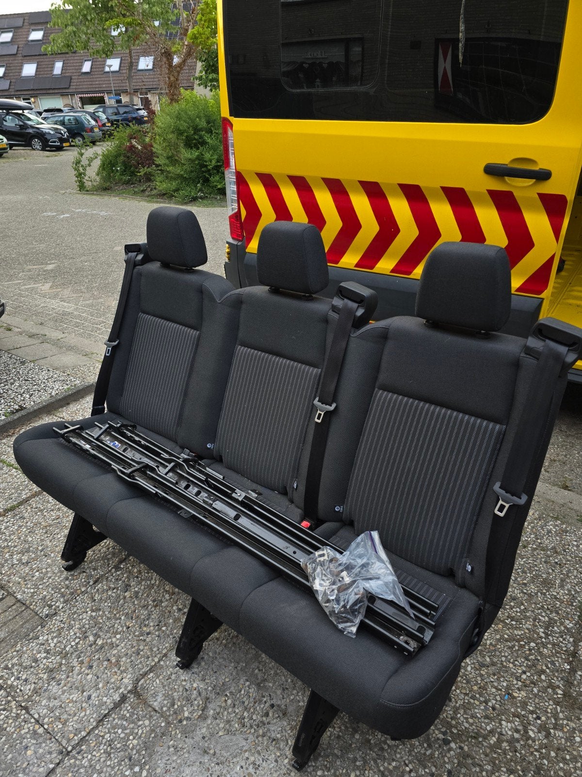 3-Zits Achterbank Ford Transit, Ophalen, Gebruikt, Ford