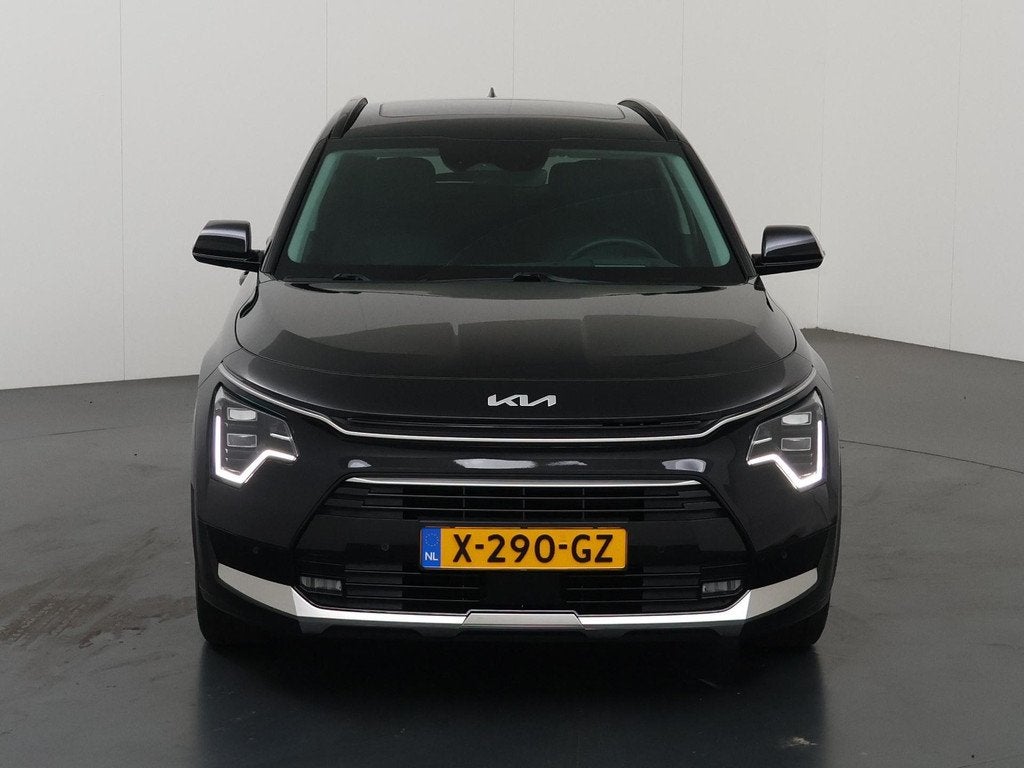 Kia Niro 1.6 GDi Hybrid DynamicPlusLine | Panoramadak | Stoe, Auto's, Kia, 1374 kg, Gebruikt, Euro 6, Zwart