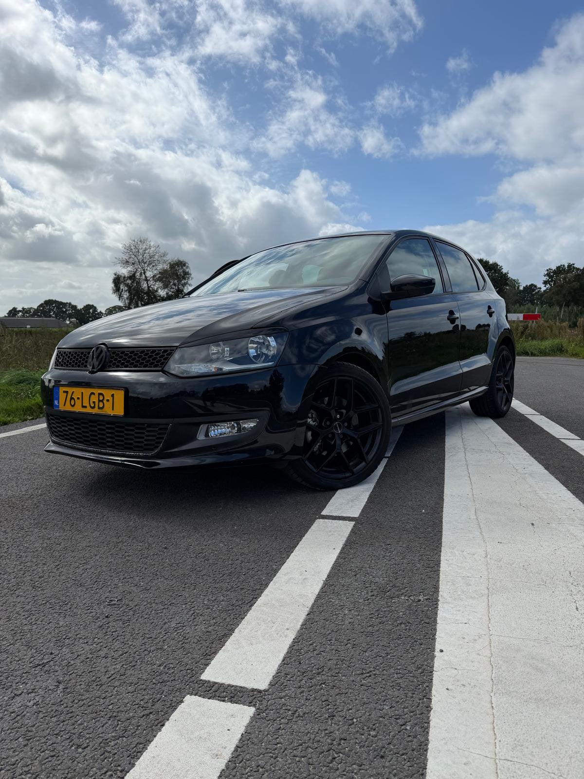 Volkswagen Polo 1.6 TDI 77KW 2010 Zwart, Voorwielaandrijving, Euro 5, Stof, Zwart