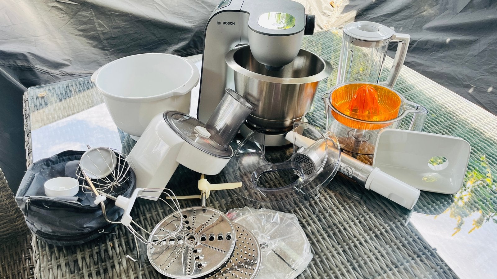 Bosch MUM 5 keuken machine, 4 liter of meer, Ophalen of Verzenden, Gebruikt, 3 snelheden of meer