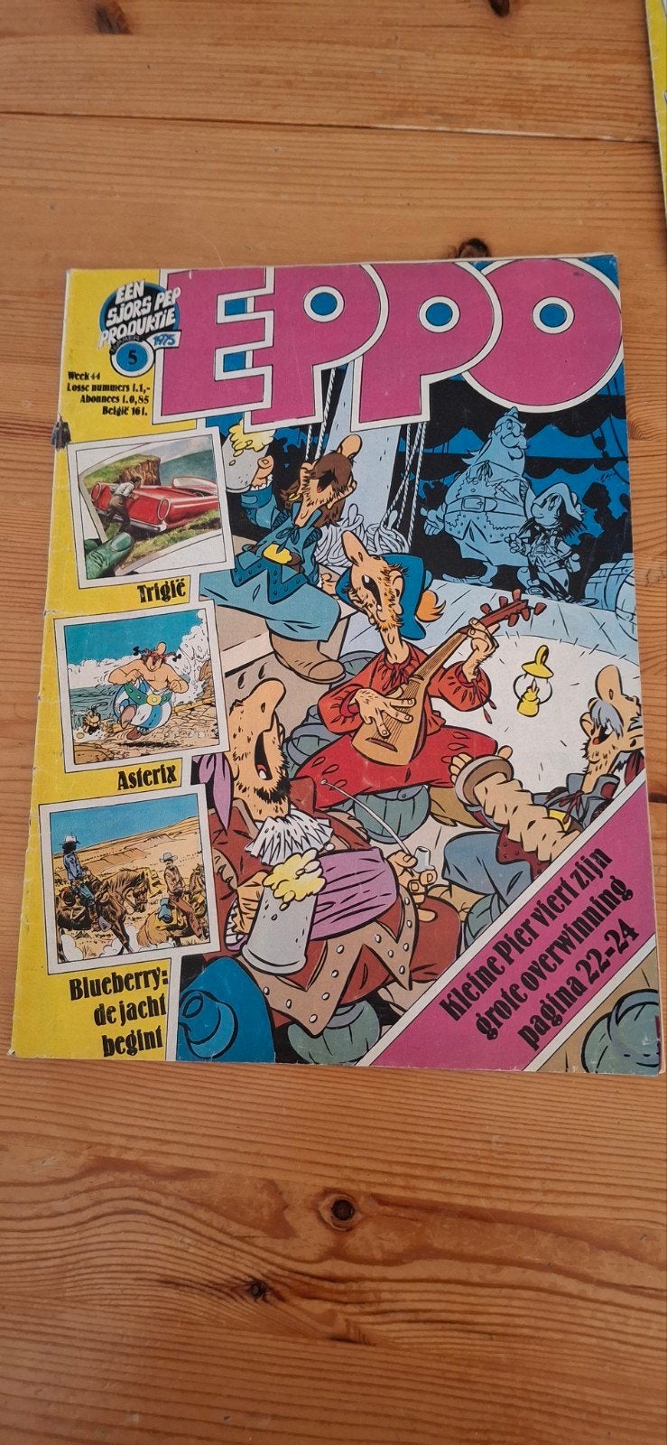 Eppo weekbladen 1975 en 1976 - Meer dan 50 jaar oud, Meerdere stripboeken, Ophalen of Verzenden, Gelezen