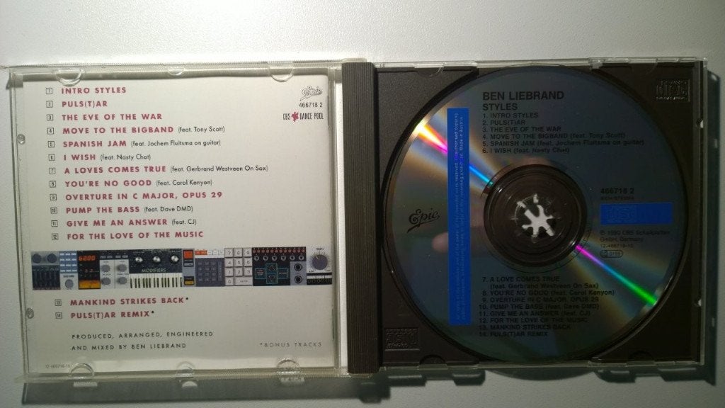 Ben Liebrand - Styles, Cd's en Dvd's, Cd's | Dance en House, Ophalen of Verzenden, Zo goed als nieuw, Dance Populair, Album