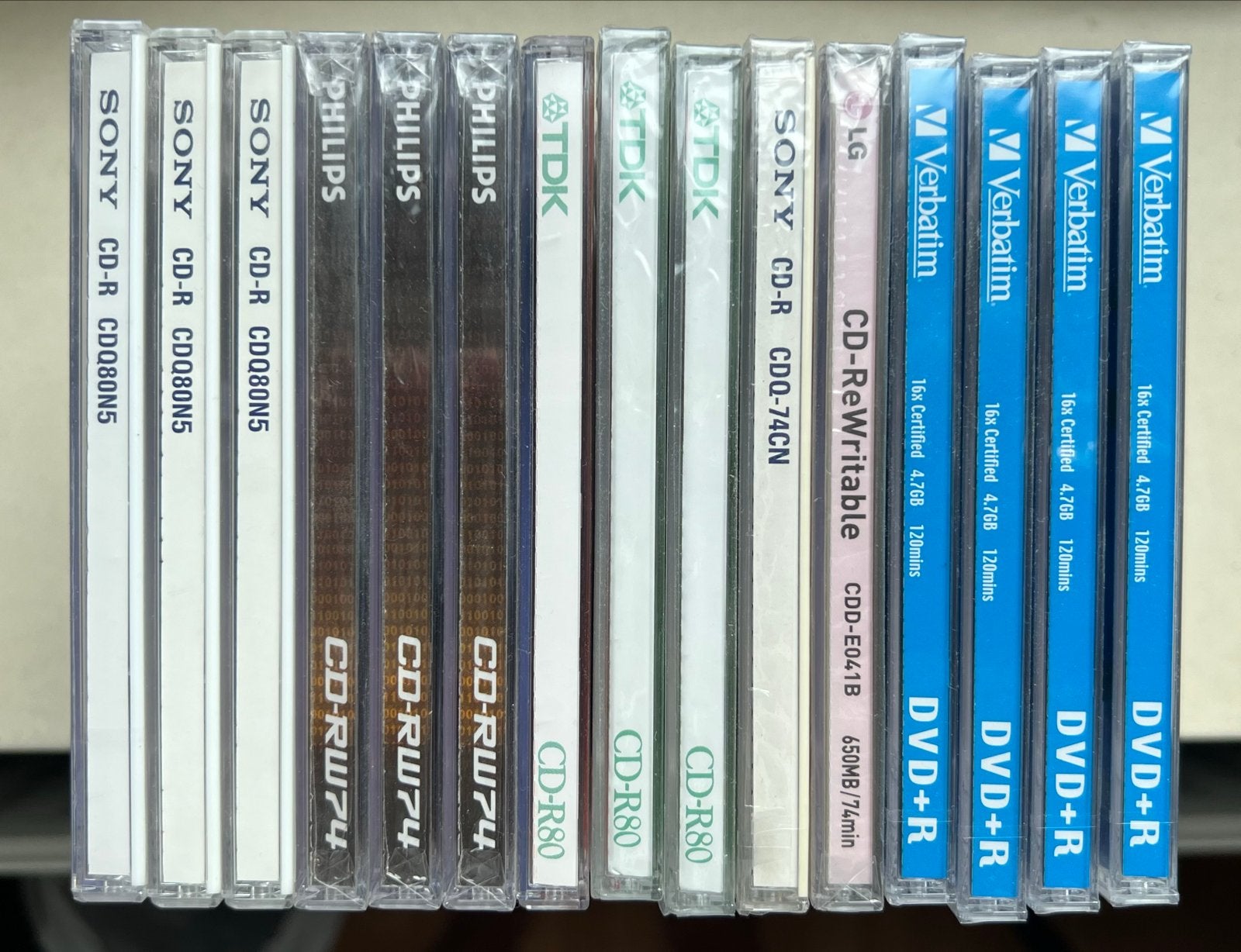 Diverse CD-R, CD-RW en DVD+R schijven (Sony, Philips, TDK, V, Ophalen, Nieuw, Cd, Herschrijfbaar