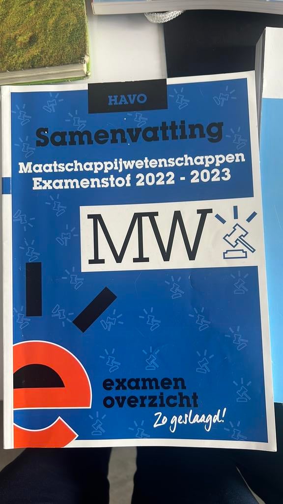 Samenvatting Examenstof Maatschappijwetenschappen HAVO, Boeken, Schoolboeken, HAVO, Ophalen of Verzenden, Maatschappijleer, ExamenOverzicht