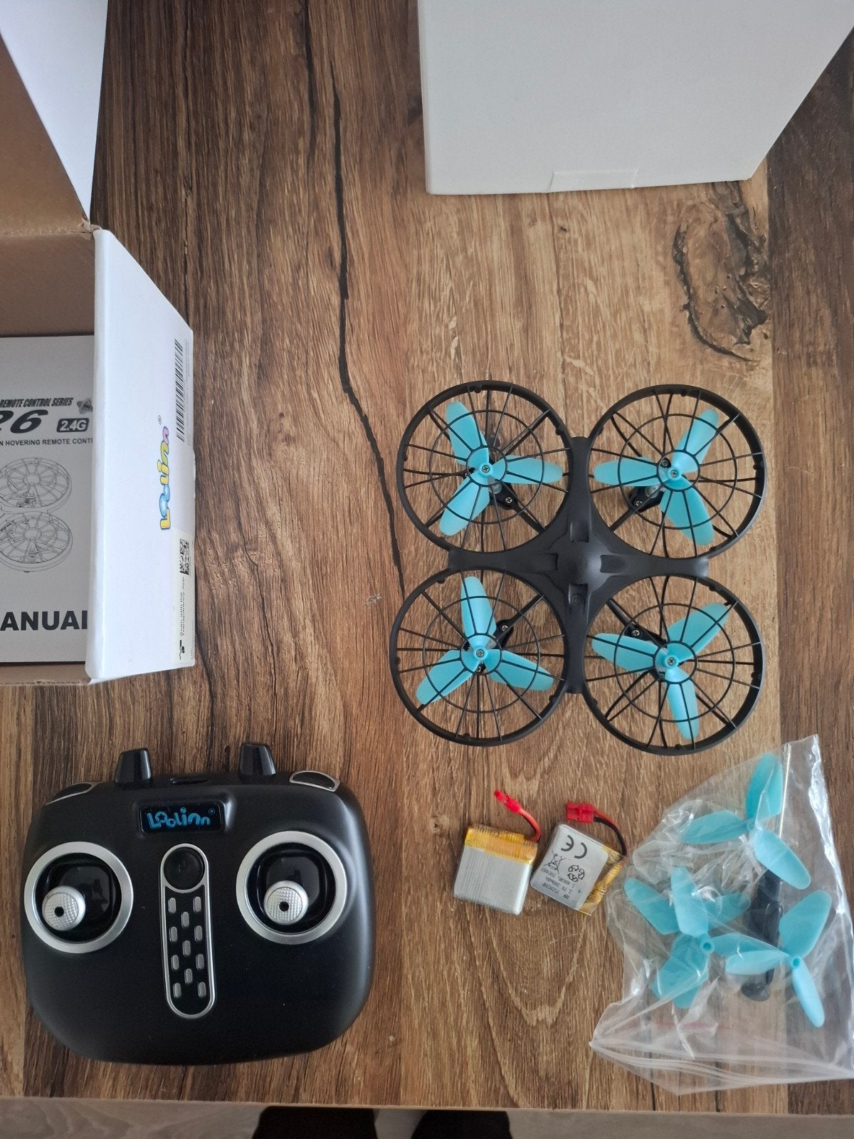 X26 Mini Drone met Afstandsbediening en Extra Accu's, Audio, Tv en Foto, Overige merken, Minder dan 100 meter, Speelgoeddrone