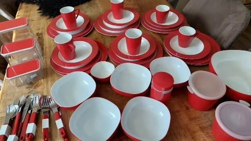 mepal servies, Ophalen of Verzenden, Gebruikt