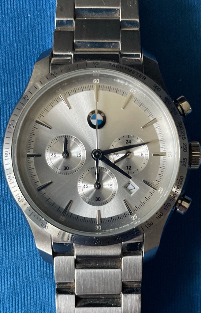 BMW Chronograaf Polshorloge, Overige merken, Staal, Staal, Polshorloge
