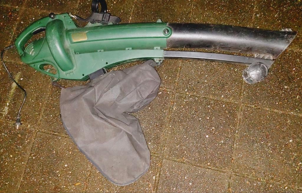 Bladblazer en -zuiger, Greenway BR-35V, 3000W, opvangzak, Tuin en Terras, Bladblazers, Gebruikt, GreenWay, Handgedragen, Ophalen of Verzenden
