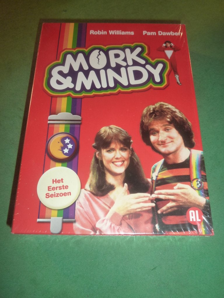 Mork & Mindy Het eerste seizoen 4 dvd-box Robin Williams, Alle leeftijden, Verzenden, Zo goed als nieuw, Komedie