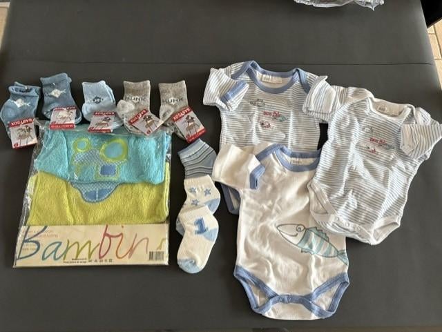 baby kleding cadeau pakket jongen, Ophalen of Verzenden, Nieuw, Overige maten