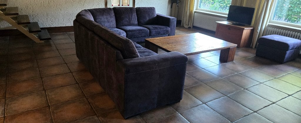 hoekbankstel 320x250, Ophalen, Zo goed als nieuw, Overige materialen