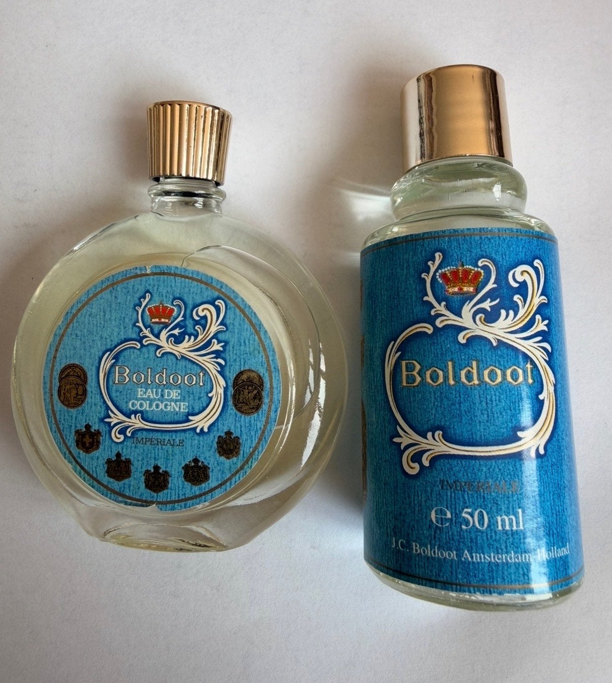 2 volle flessen Boldoot Imperiale Eau de Cologne, Ophalen, Nieuw